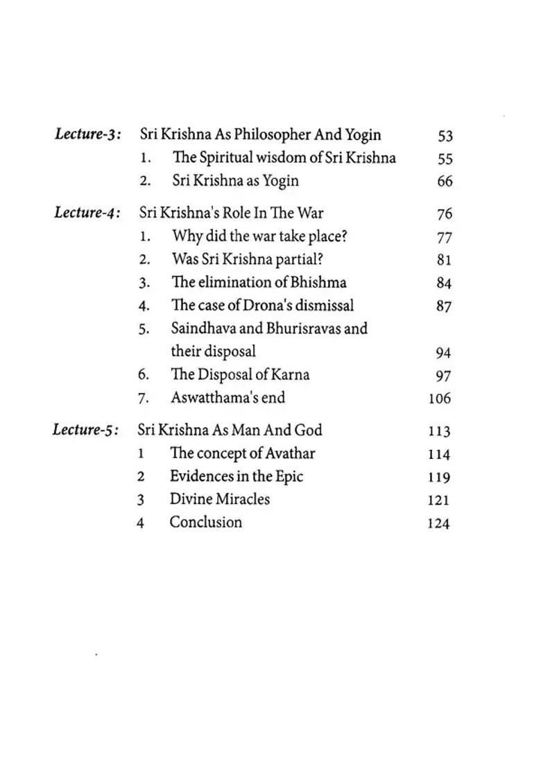 The Role Of Sri Krishna In The Mahabharata - Indya