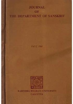 Journal Of The Department Of Sanskrit- Set Of Two Volumes An Old Book