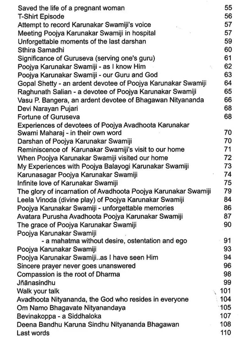 Karuna Sindhu The Biography Of Balayogi Avadhoota Poojya Karunakar Swami - Indya