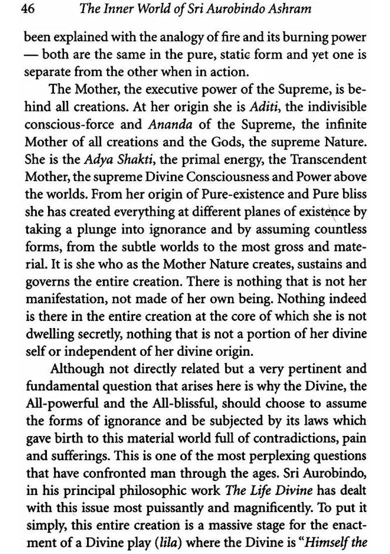 The Inner World Of Sri Aurobindo Ashram - A Firsthand Account Of An Unprecedented Spiritual Adventure In The Modern Era - Indya