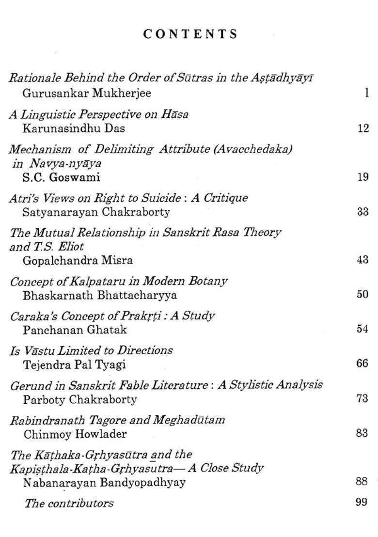 Journal Of The Department Of Sanskrit Vol.X- 2001 An Old And Rare Book - Indya