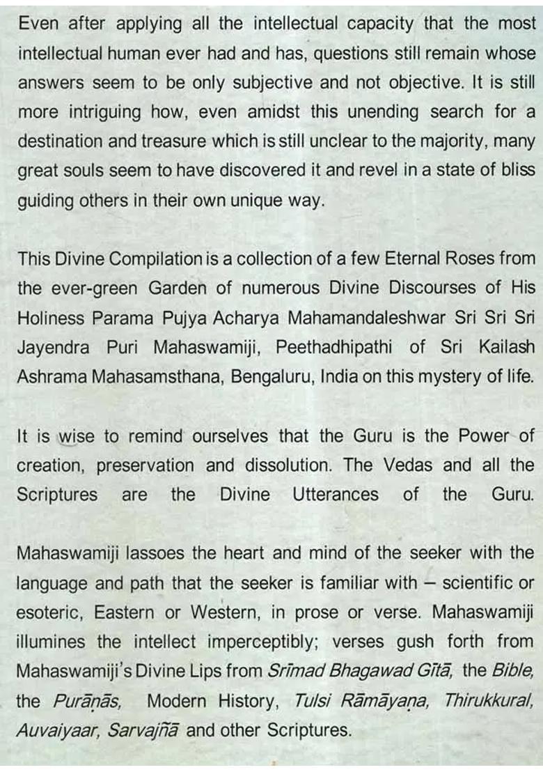 Thus Spake Sublimity- Satsang Series 1 Vol-Viii - Indya