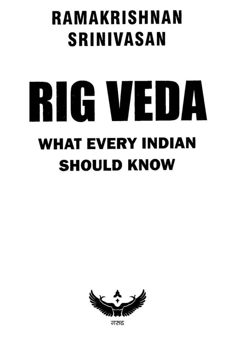 Rig Veda- What Every Indian Should Know - Indya