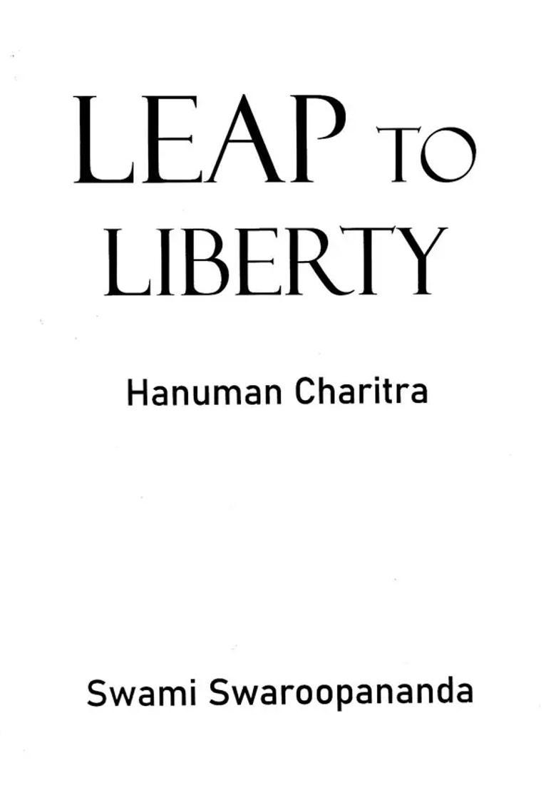 Leap To Liberty Hanuman Charitra - Indya