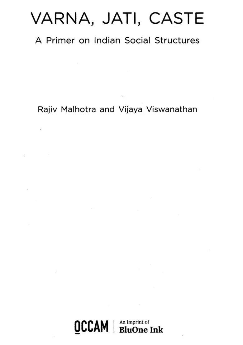 Varna Jati Caste A Primer On Indian Social Structures - Indya