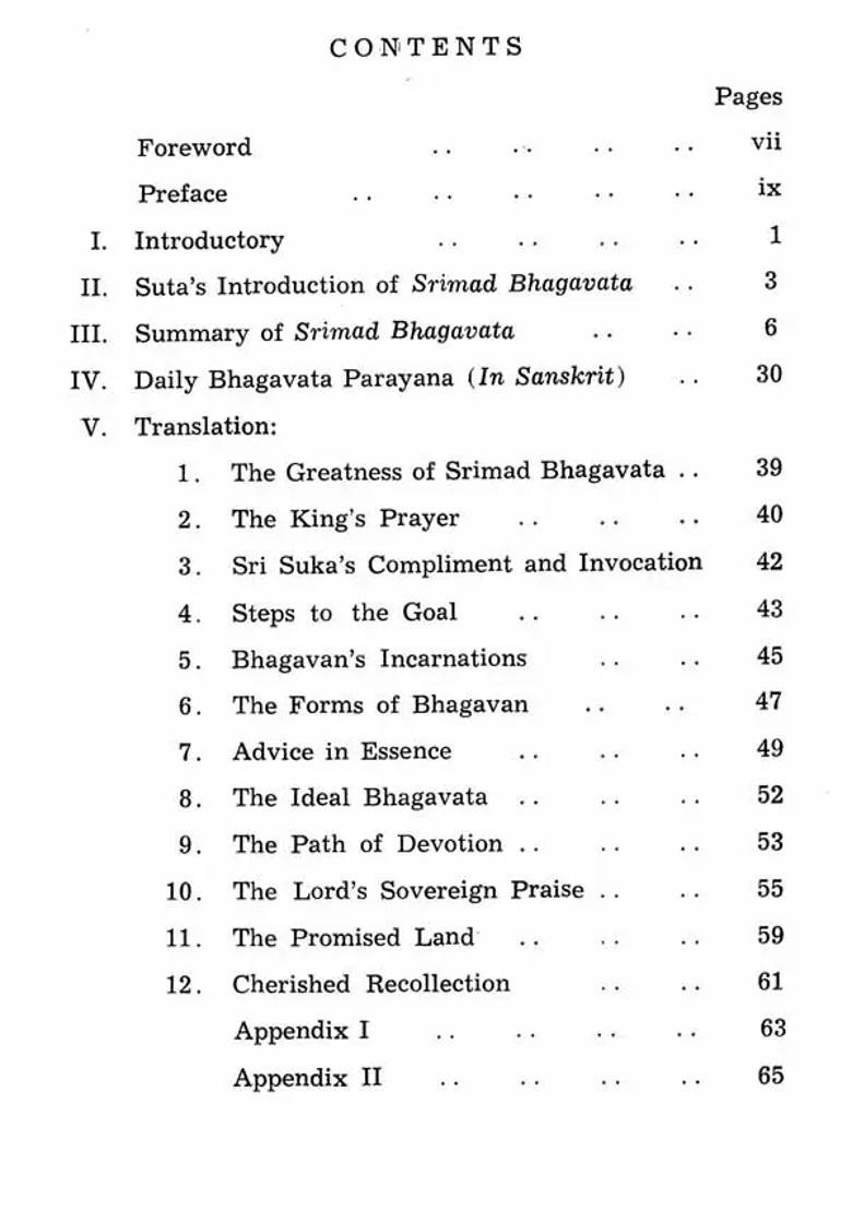 Sri Bhagavata Ratnavali An Old And Rare Book - Indya