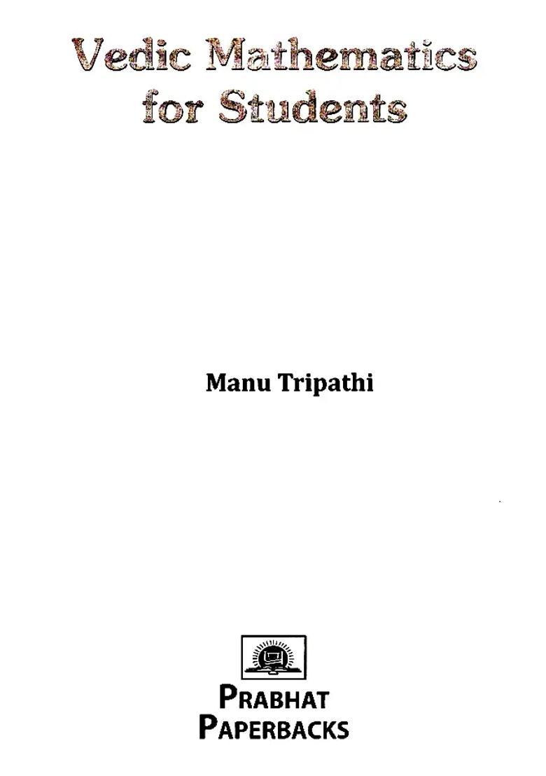 Vedic Mathematics For Students - Indya