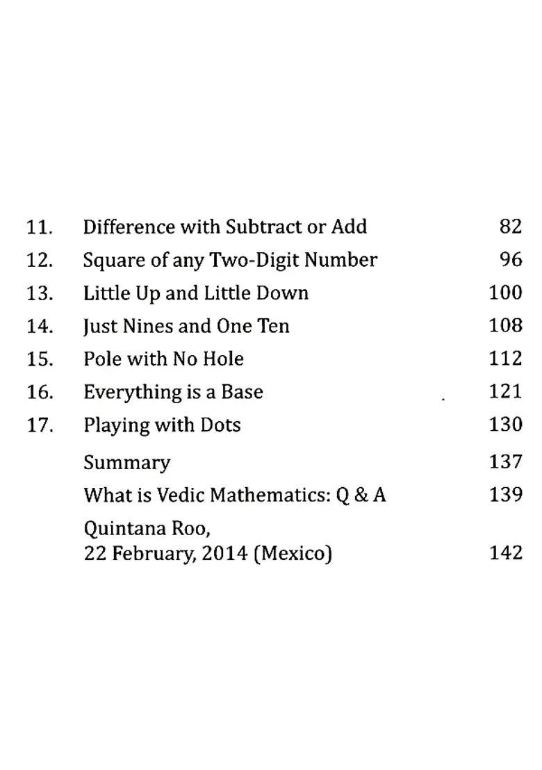 Vedic Mathematics For Students - Indya