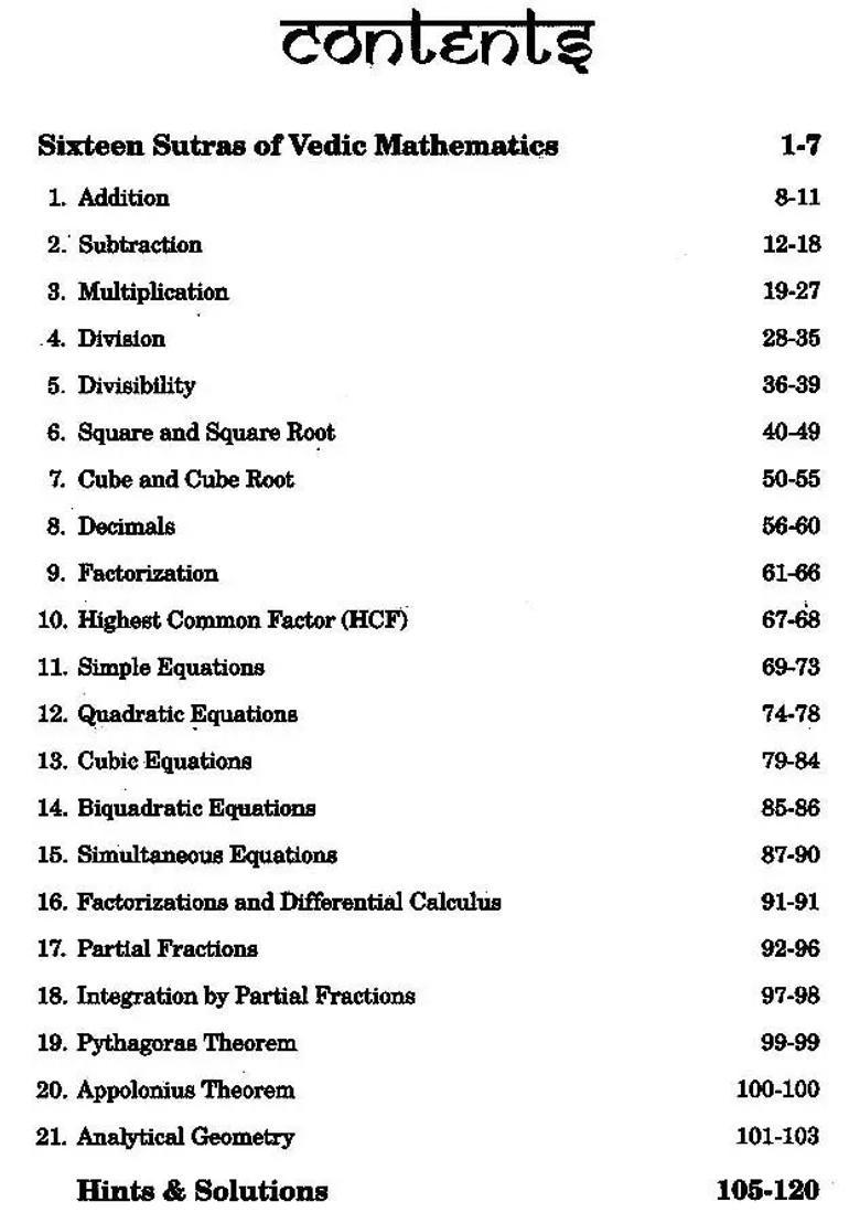 Vedic Mathematics - Indya