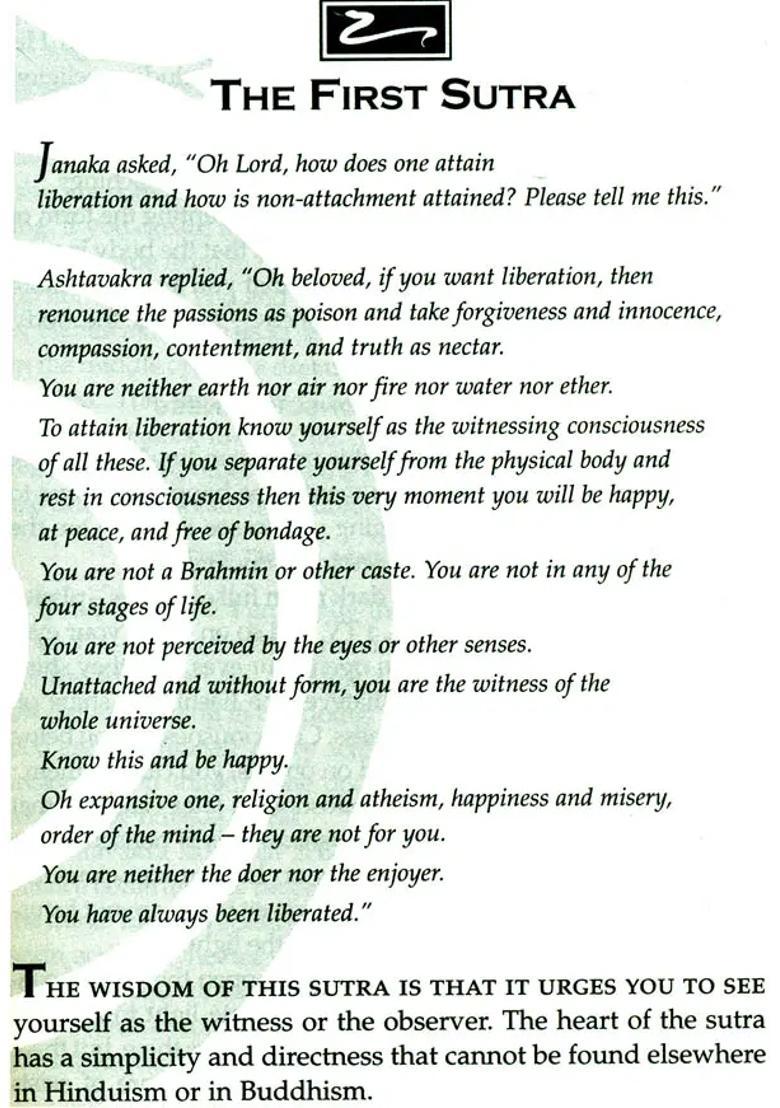 Bitten By The Black Snake The Ancient Wisdom Of Ashtavakra The Great Indian Sage - Indya