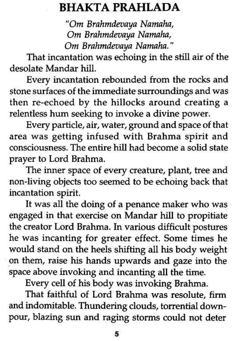 Bhakta Prahalada - The Divine Story Of A Great Vishnu Devotee - Indya