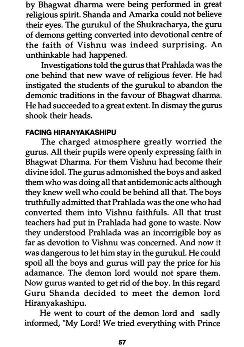 Bhakta Prahalada - The Divine Story Of A Great Vishnu Devotee - Indya