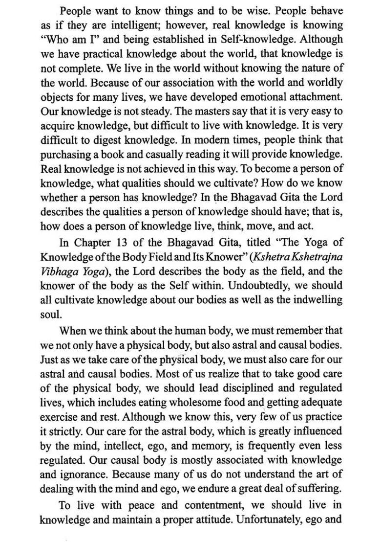 Teachings For Transformation From The Bhagavad Gita - Indya