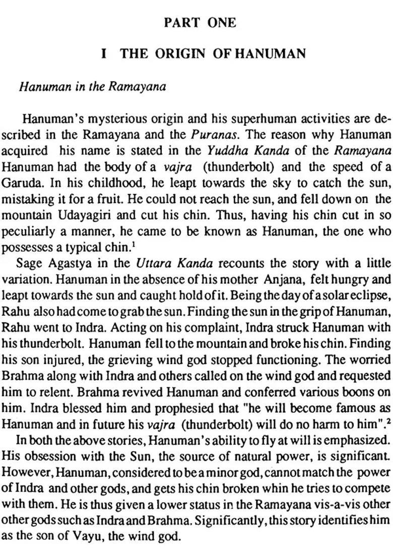 Hanuman God And Epic Hero The Origin And Growth Of Hanuman In Indian Literary And Folk Tradition - Indya
