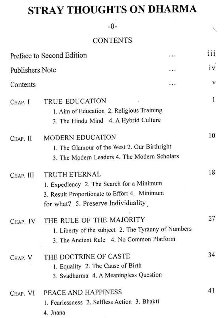 Stray Thoughts On Dharma - Indya