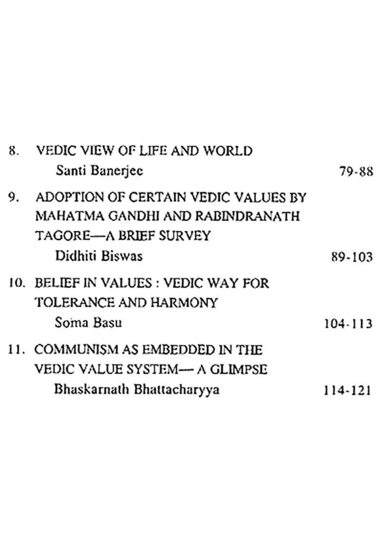 Vedic Studies- Volue System In The Vedas Volume 5 - Indya