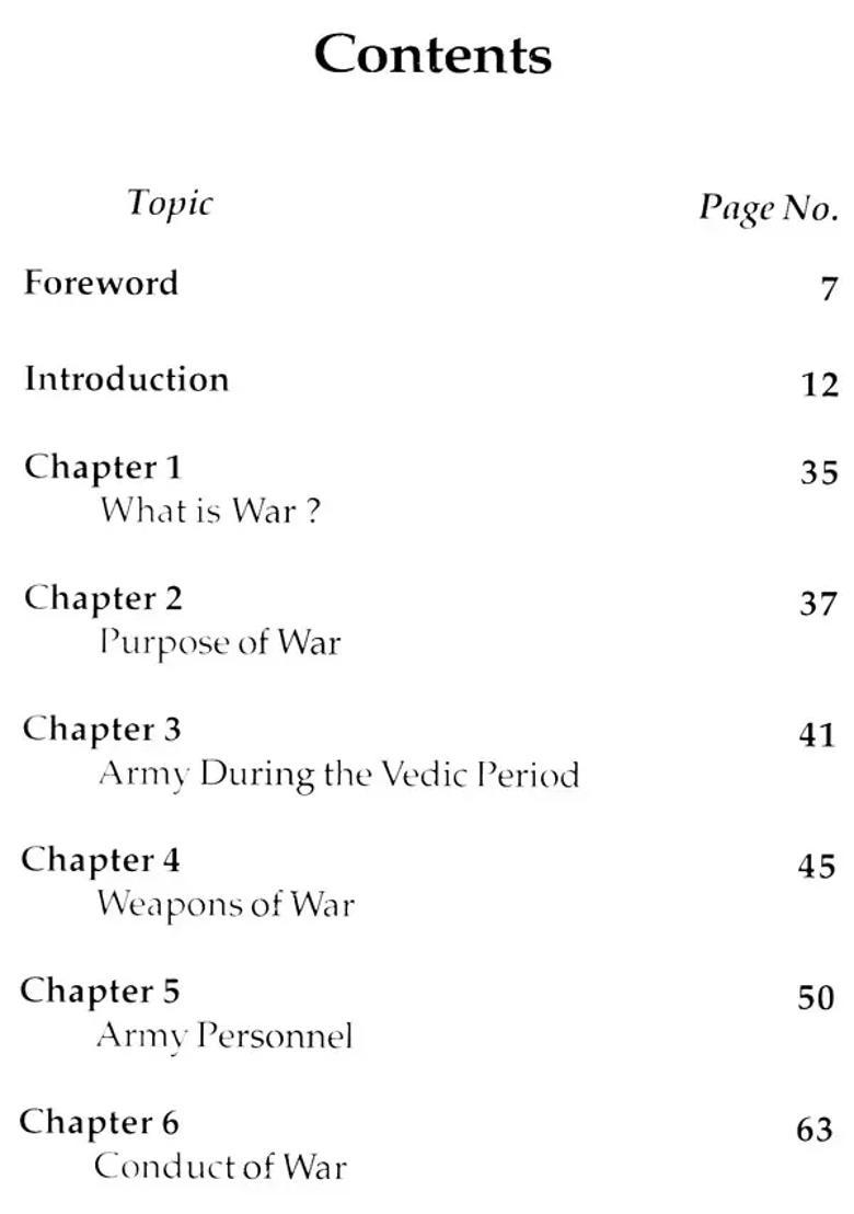 Art Of War In The Vedas - Indya