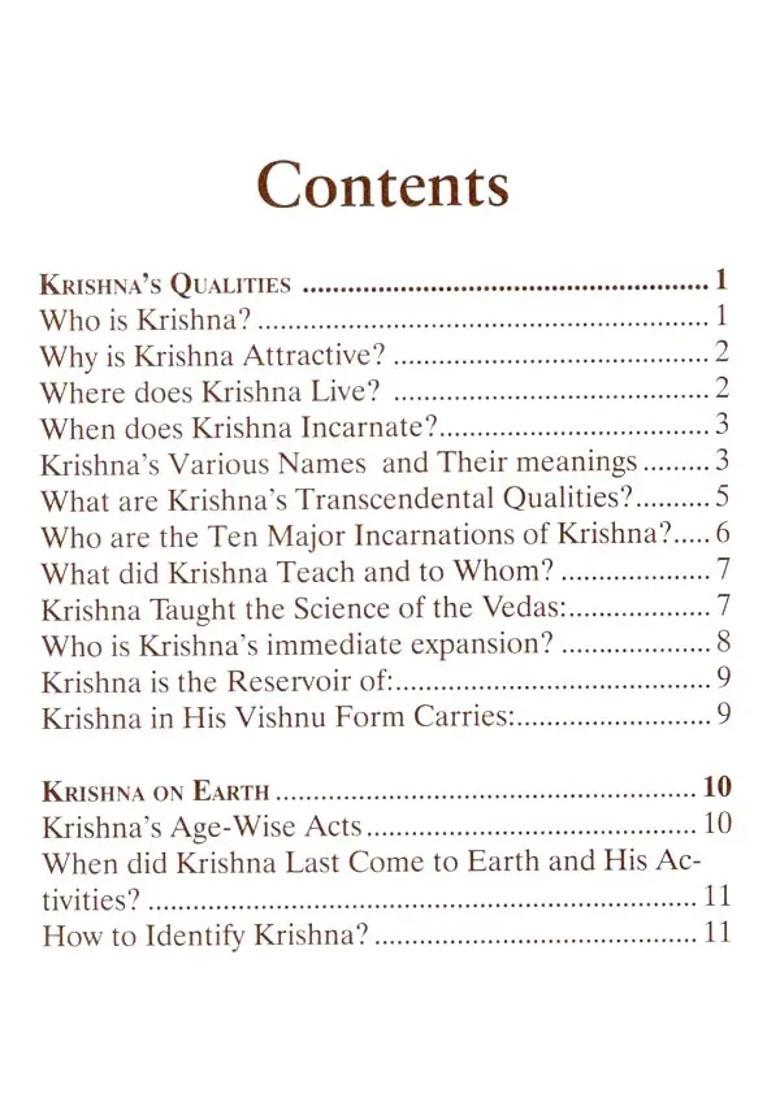 Krishna Pocket Guide A Definitive Primer - Indya