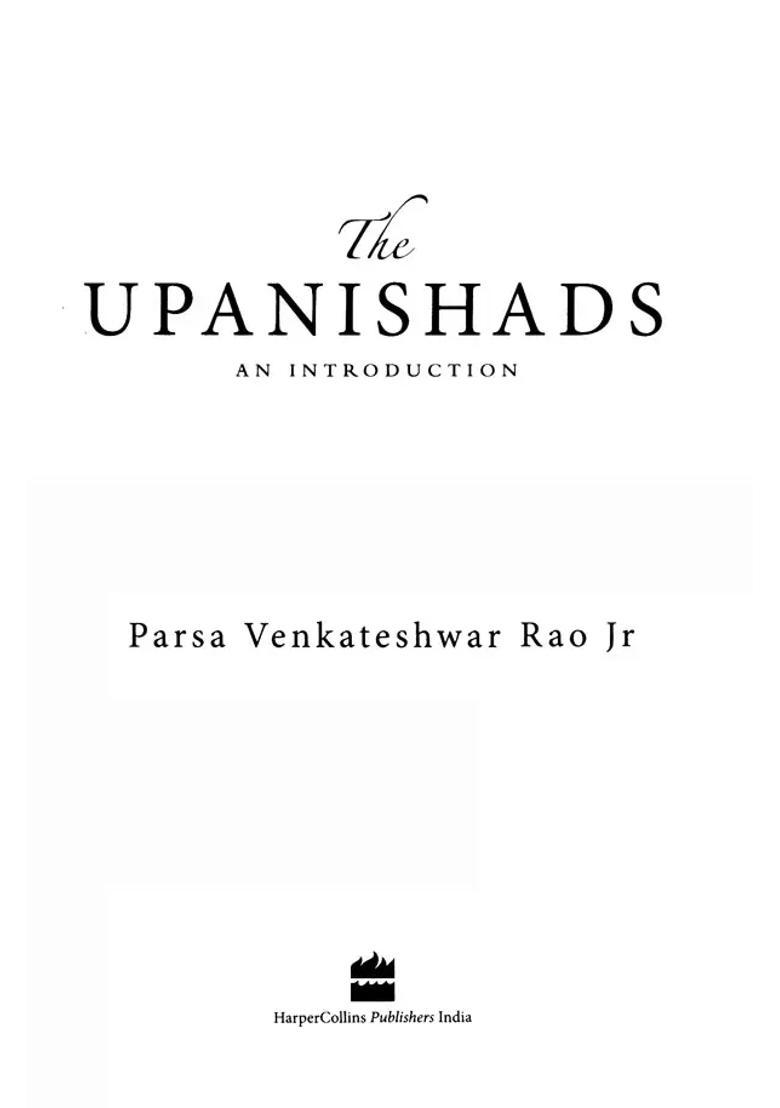 The Upanishads- An Introduction - Indya