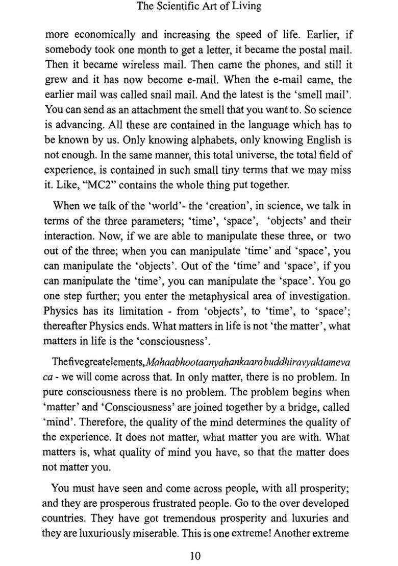 The Scientific Art Of Living - Based On Bhagavad Gita Chapter 13 Volume 13 - Indya