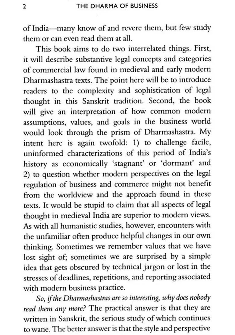 The Dharma Of Business Commercial Law In Medieval India - Indya
