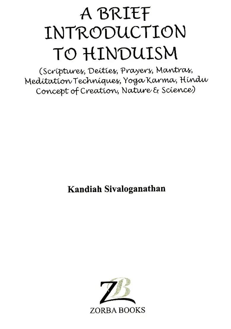 A Brief Introduction To Hinduism - Indya
