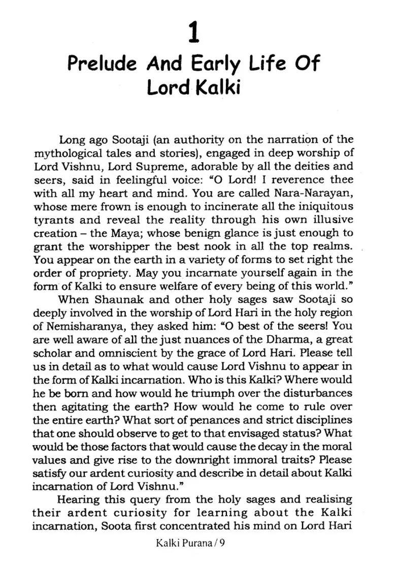 Kalki Purana - Indya