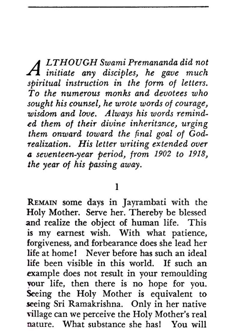 Memories Of A Loving Soul Swami Premananda Teachings And Reminiscences - Indya
