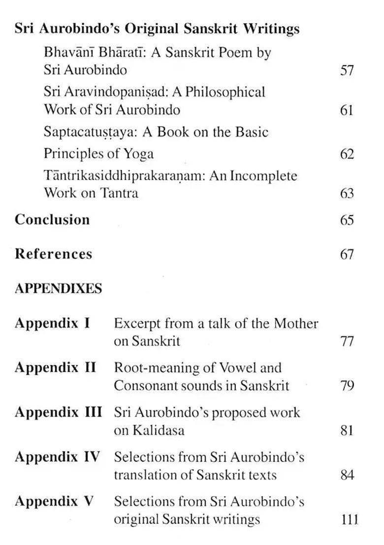 Sri Aurobindo And Sanskrit - Indya