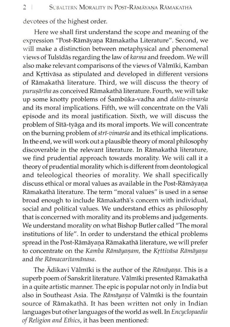 Subaltern Morality In Post-Ramayana Ramakatha - Indya