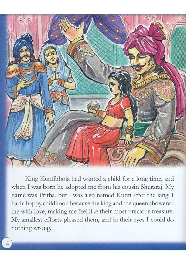 Kunti Great Heroes Of The Mahabharata - Indya
