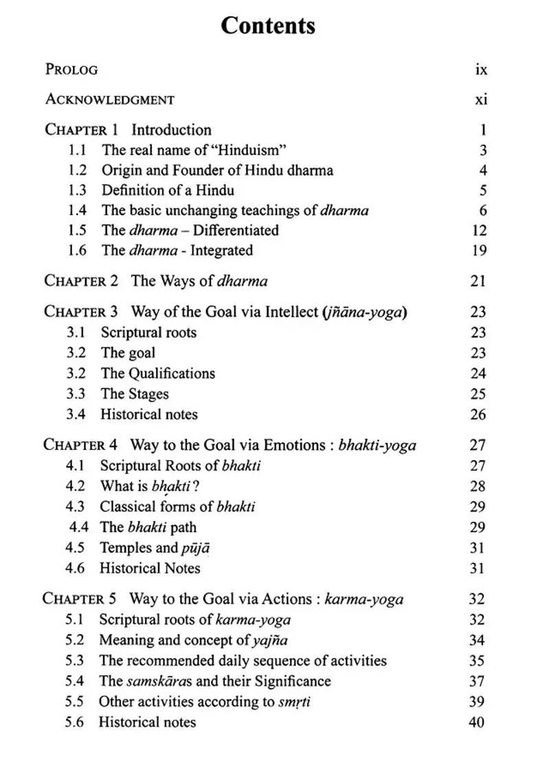 Hindu Dharma- Differentiated And Integrated - Indya