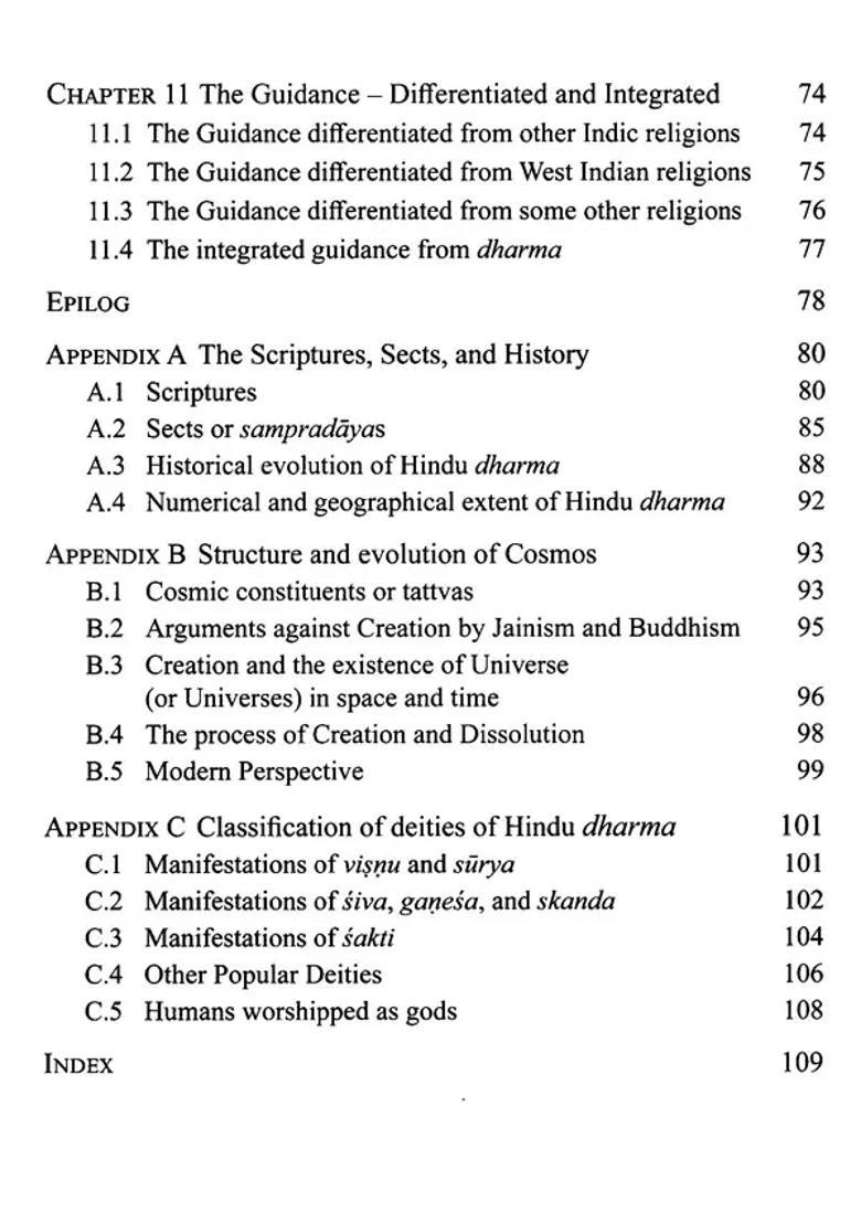 Hindu Dharma- Differentiated And Integrated - Indya