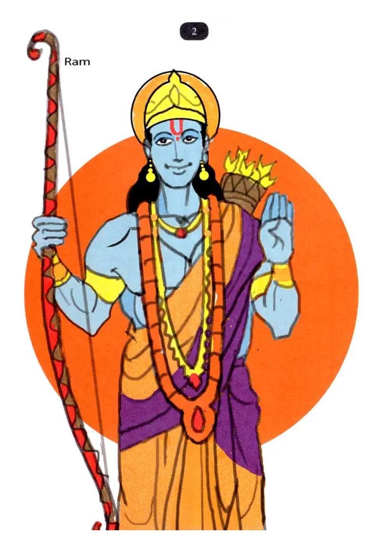 The Ramayana Colouring Book - Indya