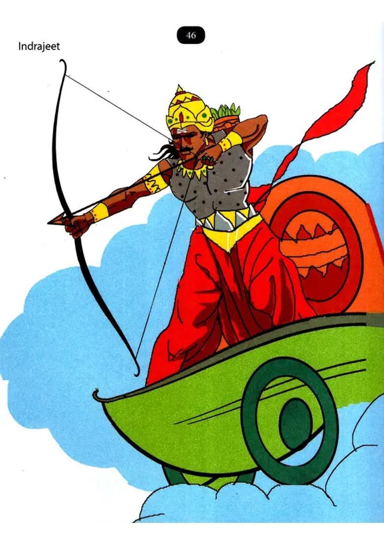 The Ramayana Colouring Book - Indya