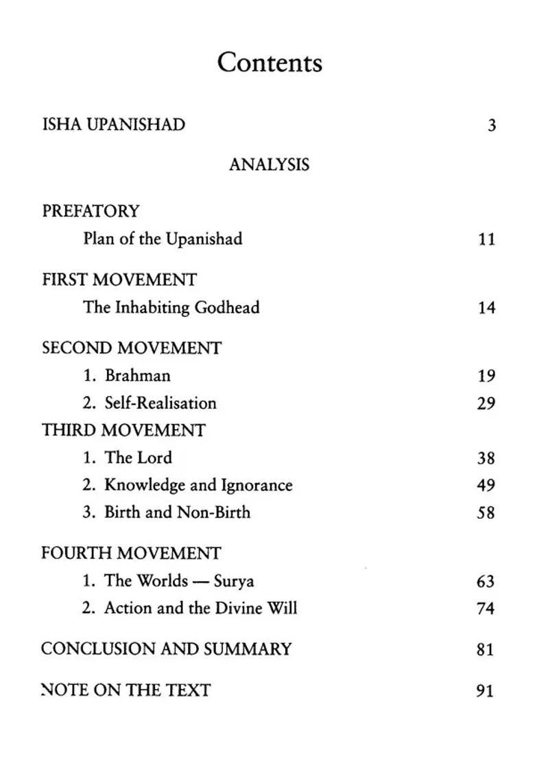 Isha Upanishad - Indya