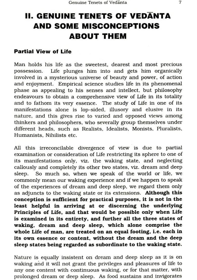 The Scientific Approach Of Shankara Vedanta - Indya