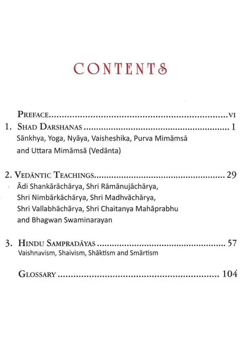Hinduism Shad Darshanas & Sampradayas Philosophies And Hindu Denominations - Indya