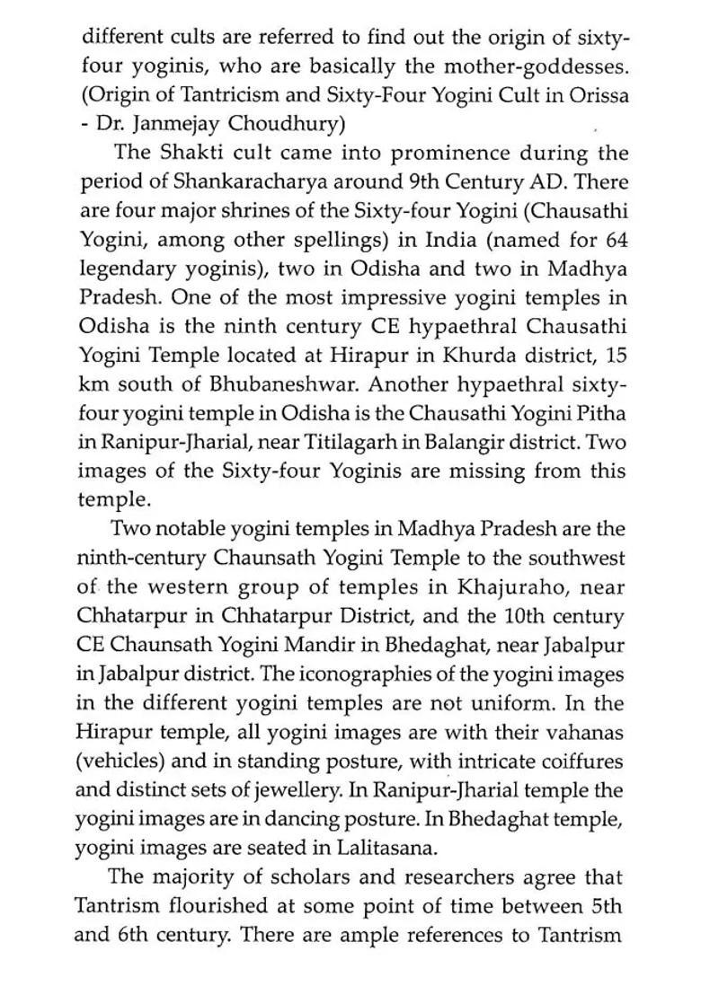 The Chausathi Yoginis Of Hirapur- From Tantra To Tourism - Indya