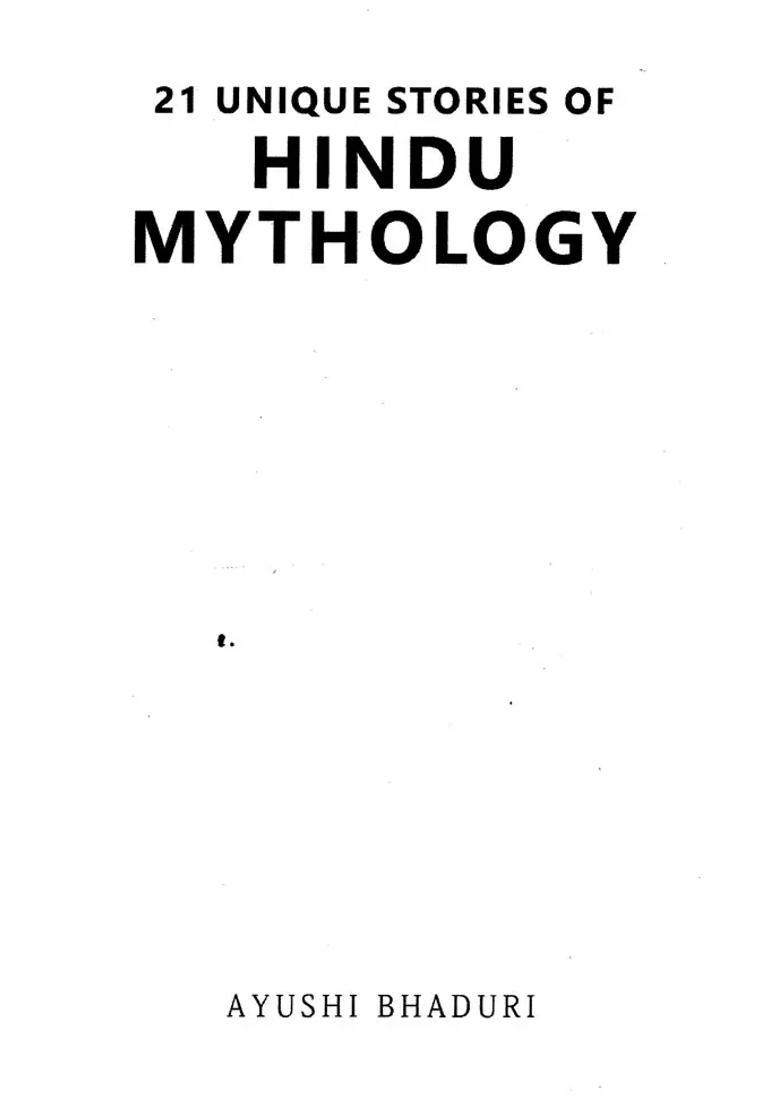 21 Unique Stories Of Hindu Mythology - Indya