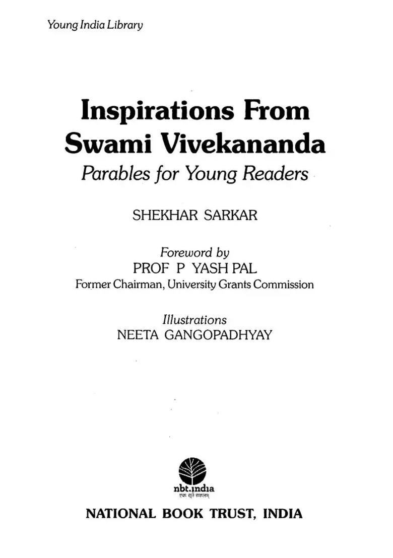 Inspirations From Swami Vivekananda Parables For Young Readers - Indya