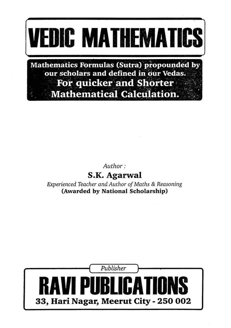Vedic Mathematics - Indya