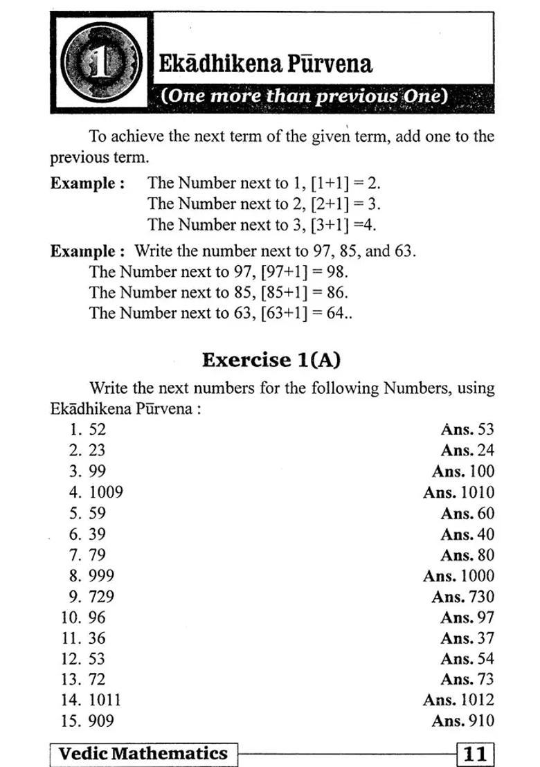 Vedic Mathematics - Indya