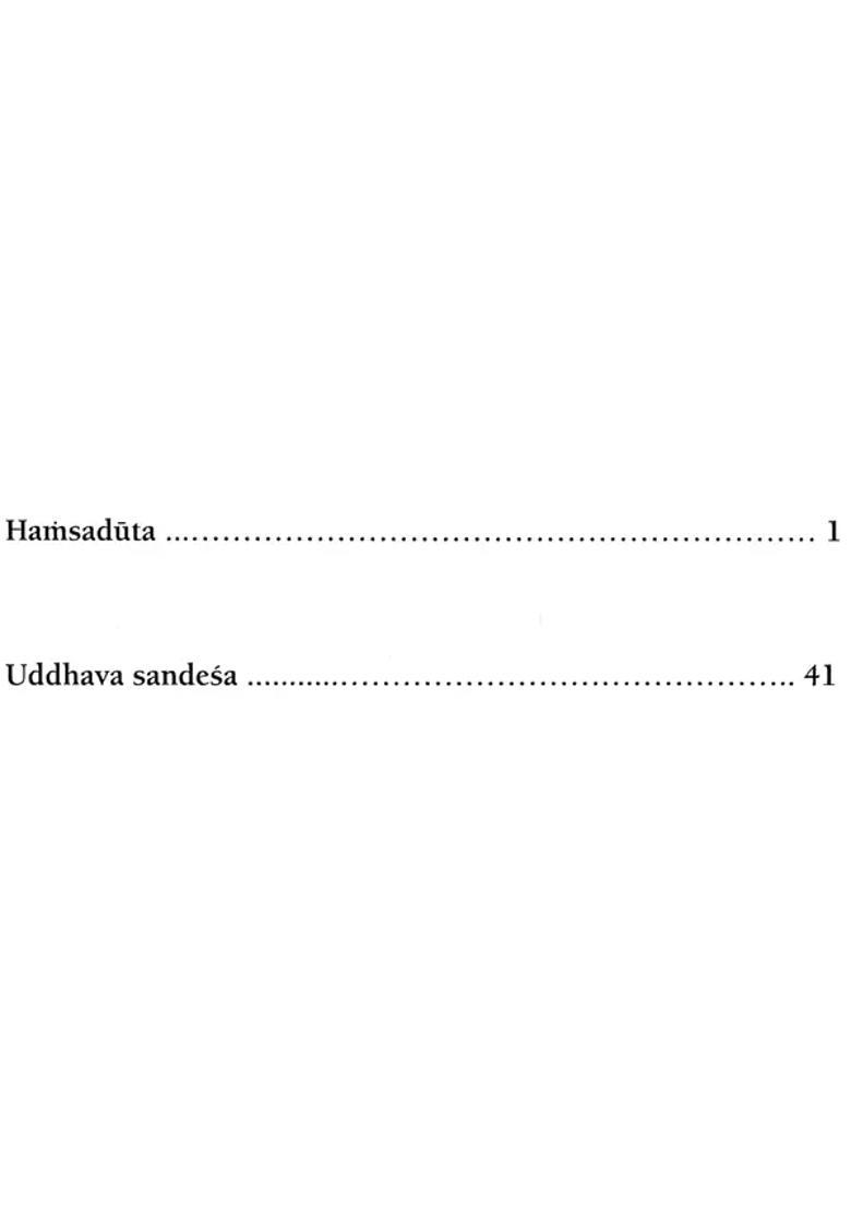 Hamsaduta And Uddhava Sandesa With English Transliteration - Indya