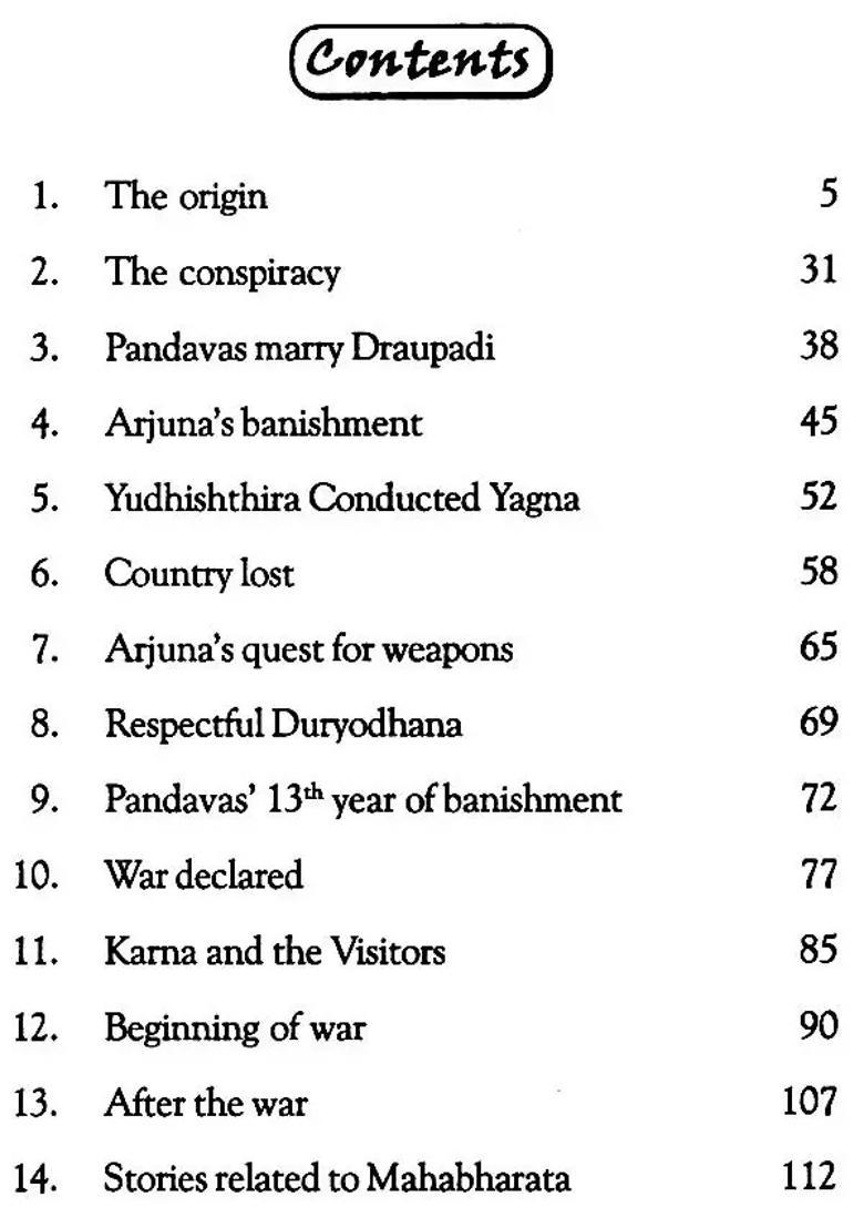 Stories From Mahabharata - Indya