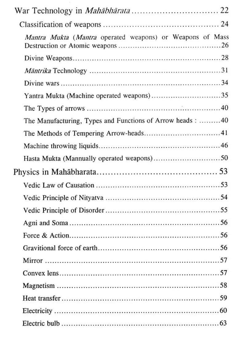 Science And Technology In Mahabharata - Indya