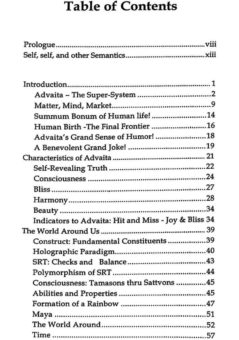 The Advaita Primer Theory Of Everything - Indya