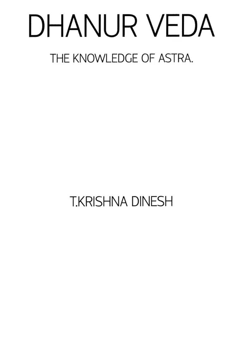 Dhanur Veda The Knowledge Of Astra - Indya