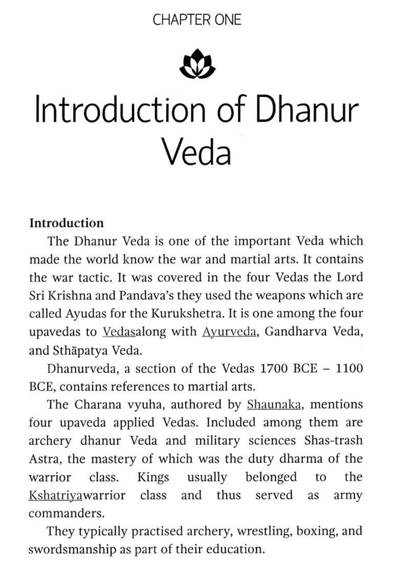 Dhanur Veda The Knowledge Of Astra - Indya