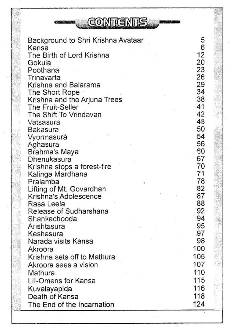 Stories Of Lord Krishna Lord Krishna